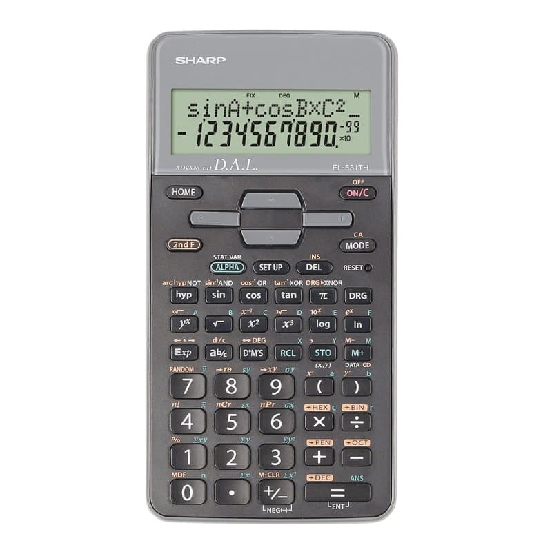 Sharp EL531THBGY Calculatrice Scientifique - Image 1