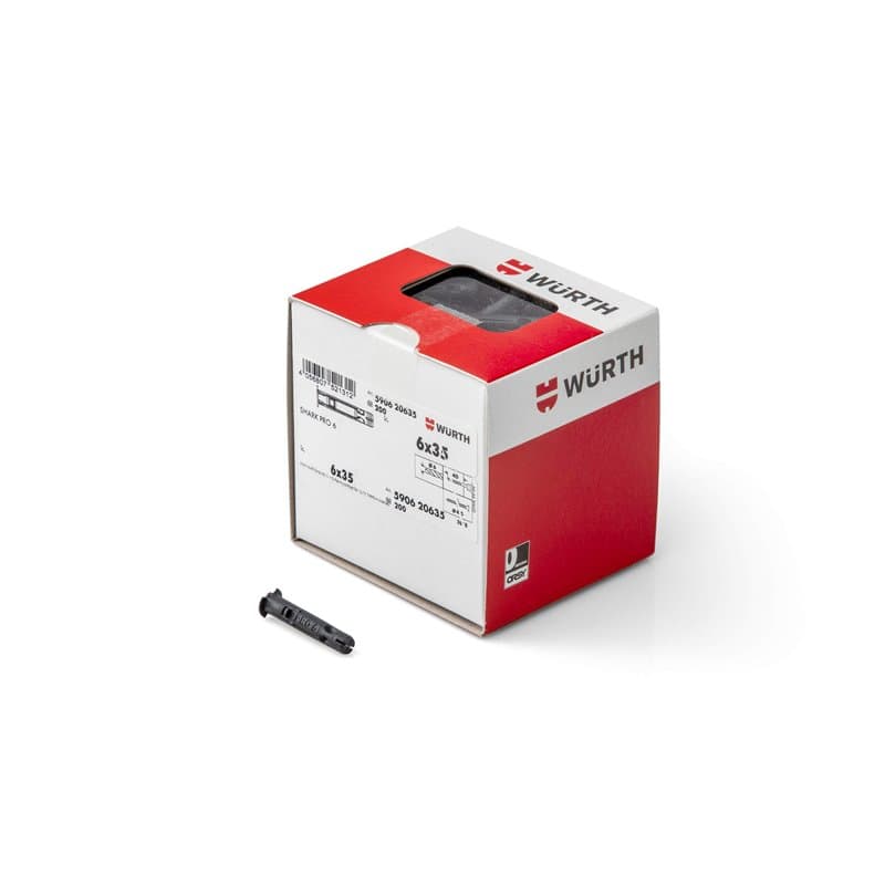 Würth 590620635 Tassello-In-Nylon-(Sharkpro)-6X35 Gris - Image 1