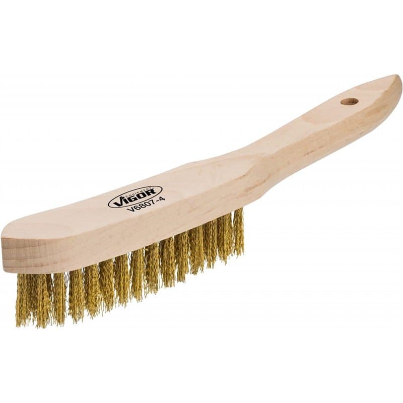 Vigor V6807-4 Brosse métallique en laiton - Image 1
