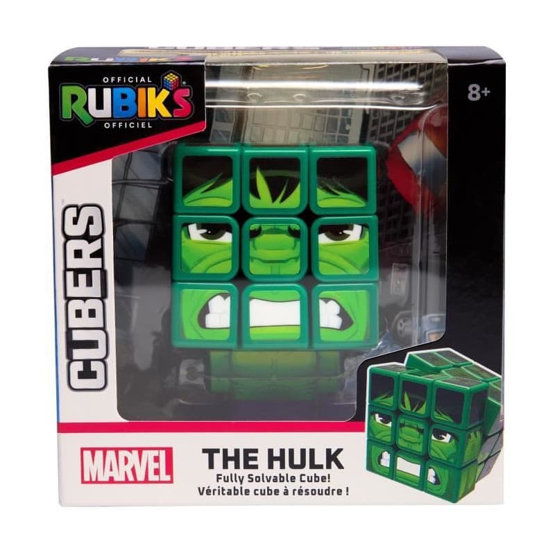 Rubik's Cube - 3x3 - des 8 ans - Hulk - Marvel - Image 1