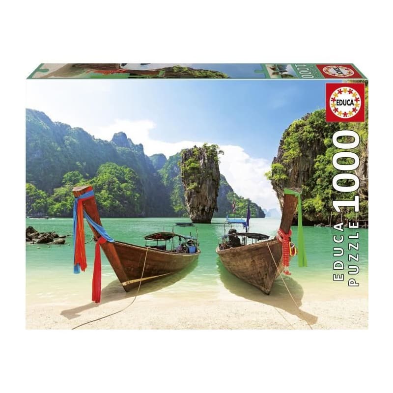Puzzle  - EDUCA - Île de James Bond Thailande - 1000 pieces - Image 1