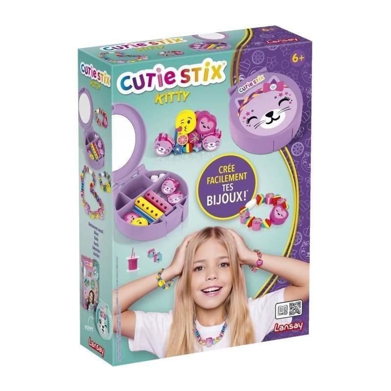 Jeu de création bijoux - LANSAY - 33119 - Cutie Stix - Kitty - Image 1