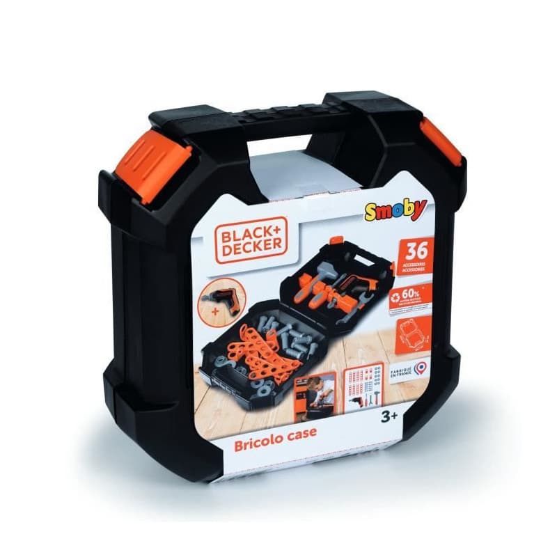 SMOBY - Black & Decker - Mallette Bricolo - des 3 ans - Image 1