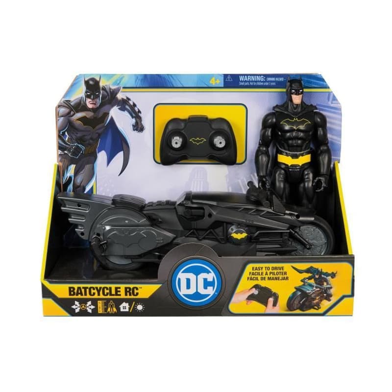 Pack Batcycle RC + Batman - Figurine 30cm - Batman - Image 1
