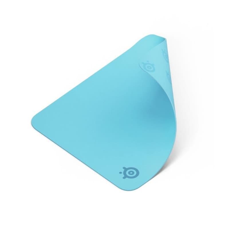 Tapis de souris gaming - STEELSERIES - QcK M - Cyan - Image 1