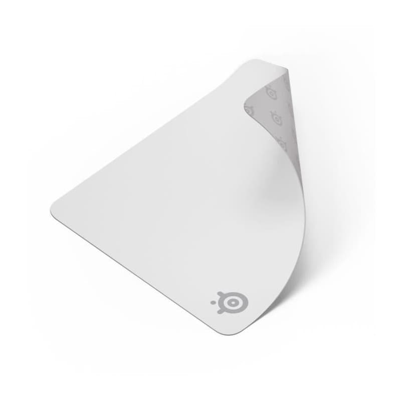 Tapis de souris gaming - STEELSERIES - QcK L - Blanc - Image 1