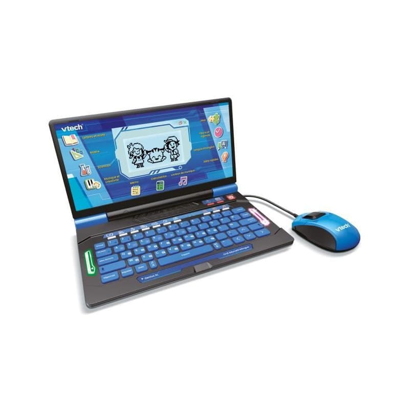 VTECH - GENIUS XL ORDI ÉDUCATIF BILINGUE - Bleu - Image 1