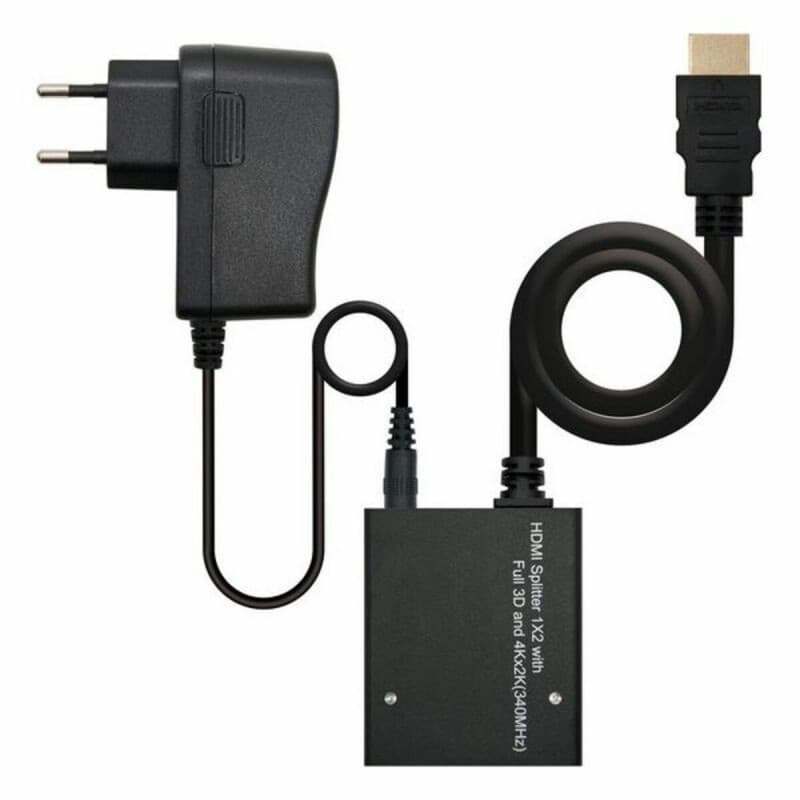 NanoCâble 10.25.3502 répartiteur vidéo HDMI 2x HDMI - Image 1