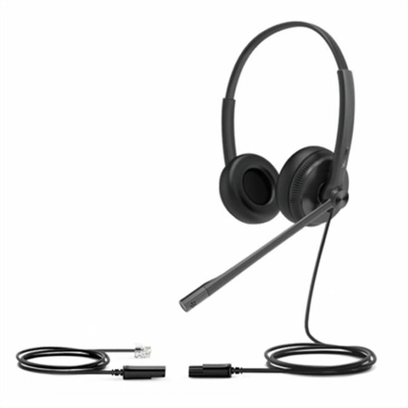 Yealink YHS34 Lite Dual Casque Avec fil Arceau Bureau/Centre d'appels Noir - Image 1