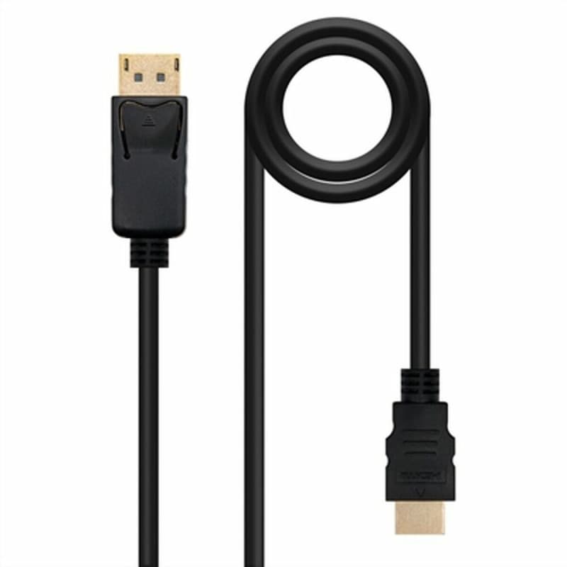 NanoCâble 10.15.4301 câble vidéo et adaptateur 1 m DisplayPort HDMI Noir - Image 1