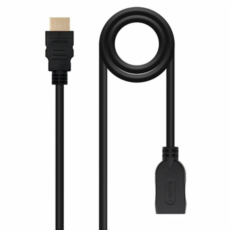 NanoCâble 10.15.1011 câble HDMI 1 m HDMI Type A (Standard) Noir - Image 1