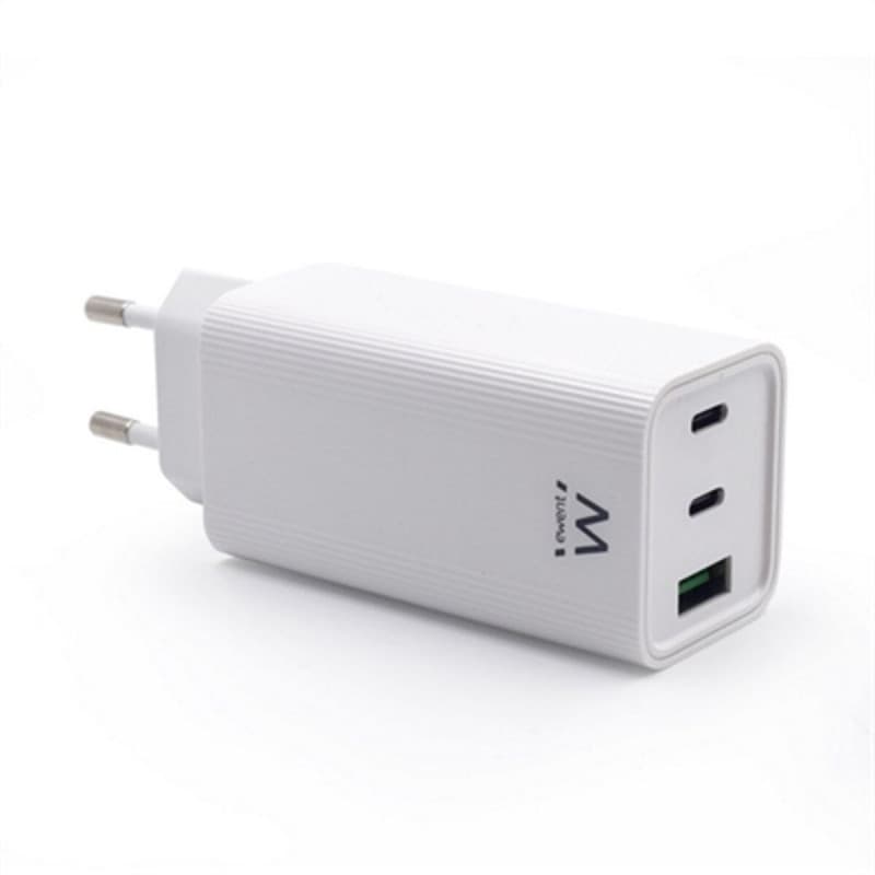 Ewent EW1323 chargeur d'appareils mobiles Universel Blanc Secteur Charge rapide Intérieure - Image 1