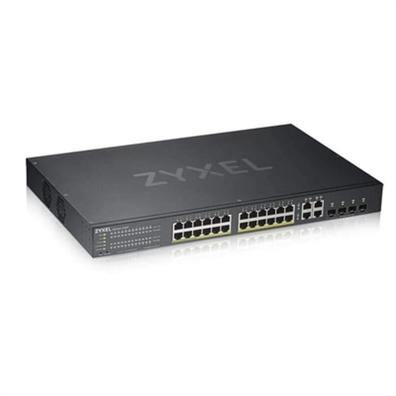 Zyxel GS1920-24HPV2 Géré Gigabit Ethernet (10/100/1000) Connexion Ethernet, supportant l'alimentation via ce port (PoE) Noir - Image 1
