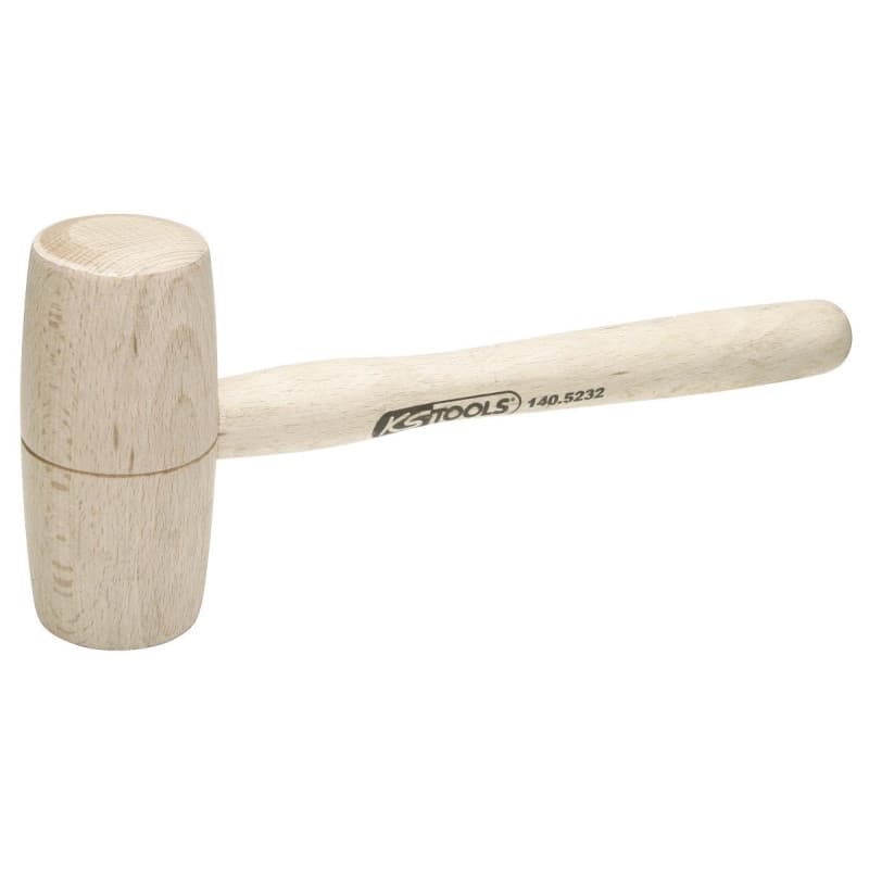 Maillet bois 300g - tête Ø60mm - avec manche frêne galbé - Image 1