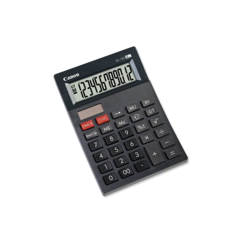 Canon AS-120 Calculatrice de Bureau - Noire - Image 1