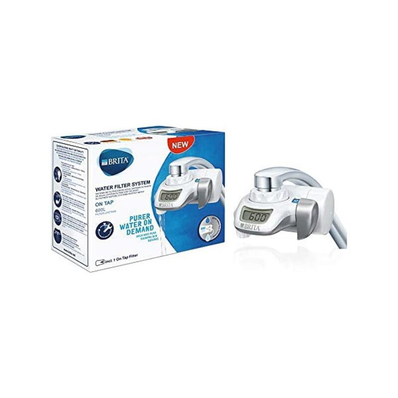 Brita 1.2023.0413 filtre à eau Filtre à eau pour robinet 600 L Argent, Blanc - Image 1