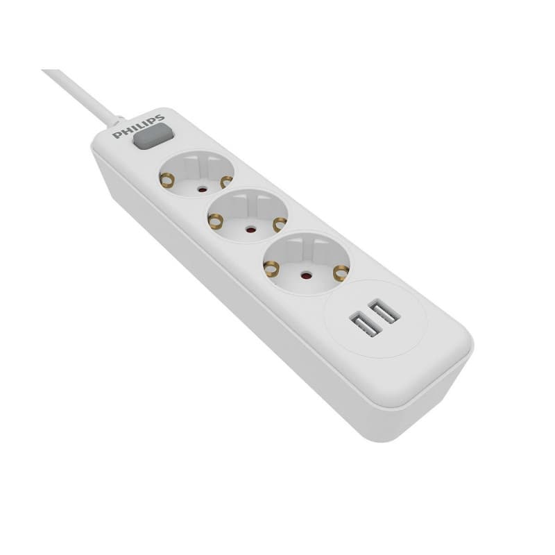 Philips SPN3032WA/10 unité de distribution d'énergie 3 sortie(s) CA Blanc - Image 1