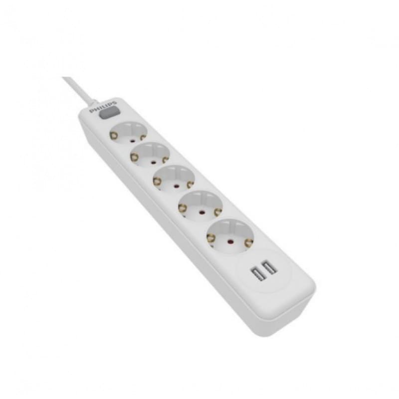Multiprise 5 Prises Philips - Image 1