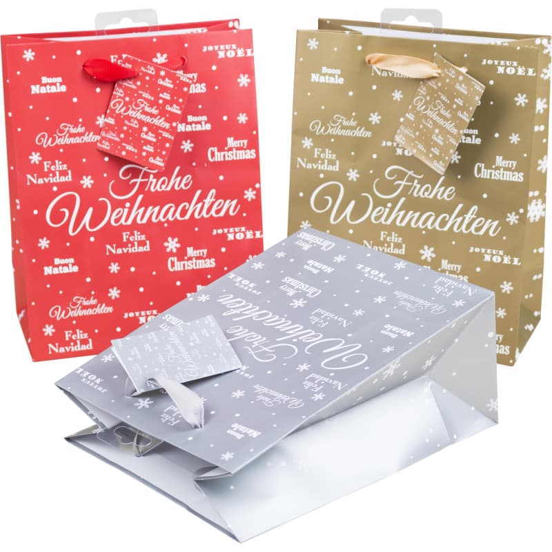 Heku 22–30823–08 Sac Cadeau, Papier, Bunt, 0,3 x 18 x 23 cm - Image 1