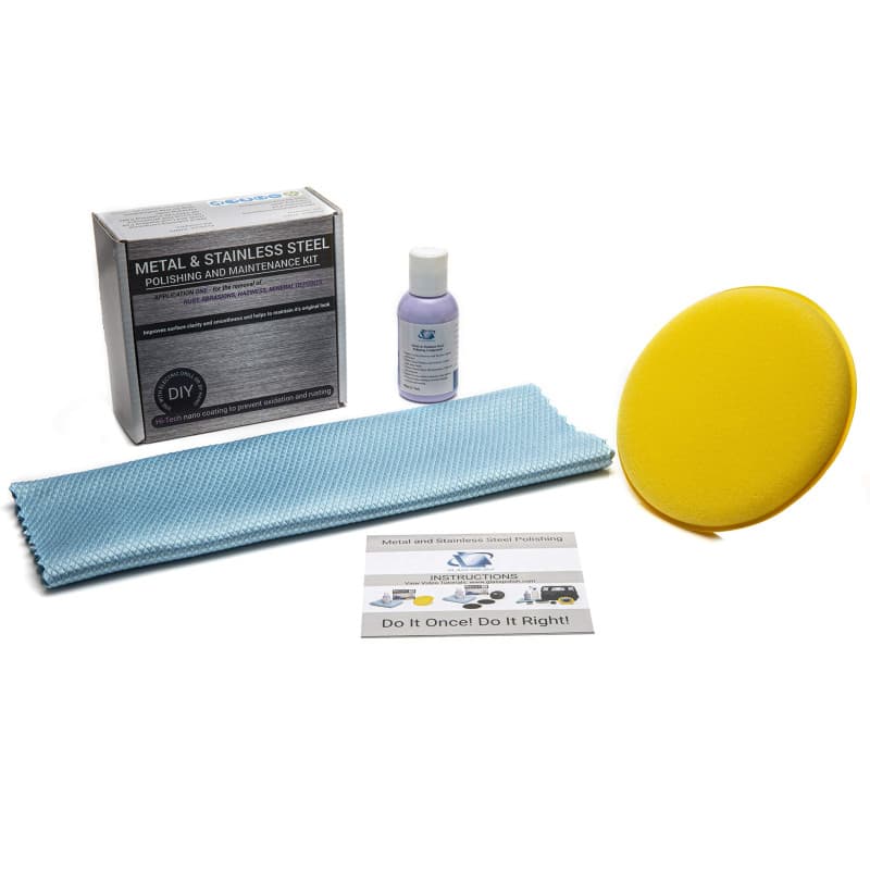 Kit de polissage pour acier inoxydable et métal. - Image 1