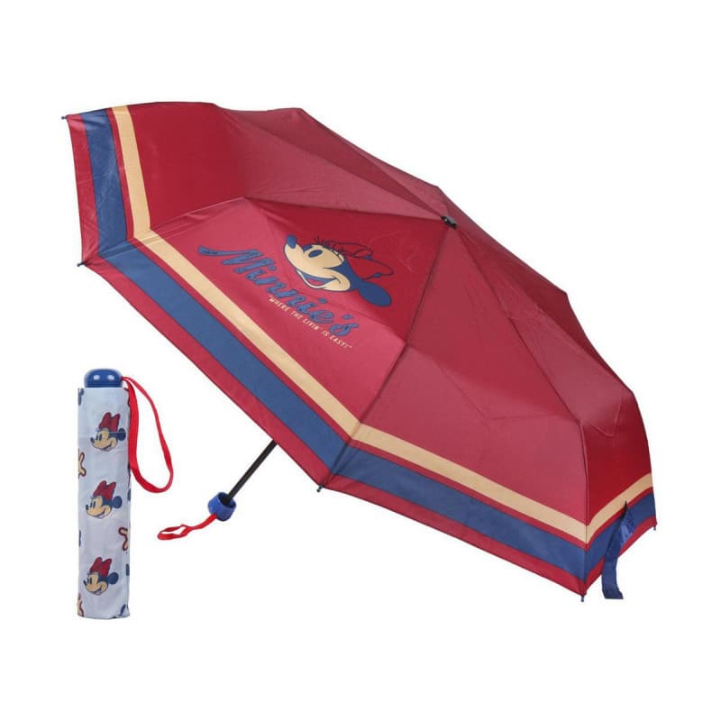 Parapluie pliable Minnie Mouse Rouge (Ø 97 cm) - Image 1