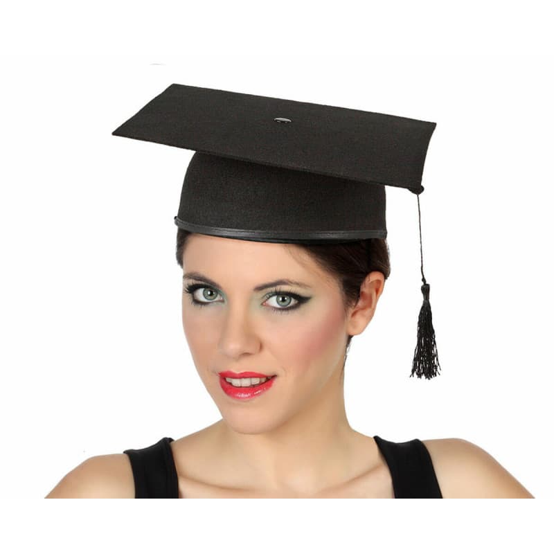 Chapeau Noir Diplômé - Image 1