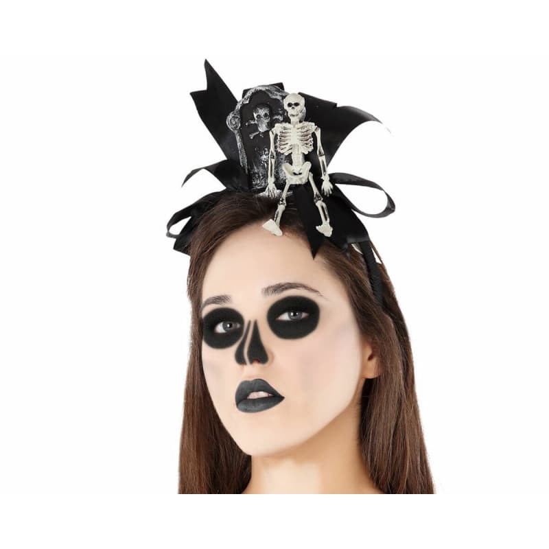 Serre-Tête Crâne Halloween - Image 1