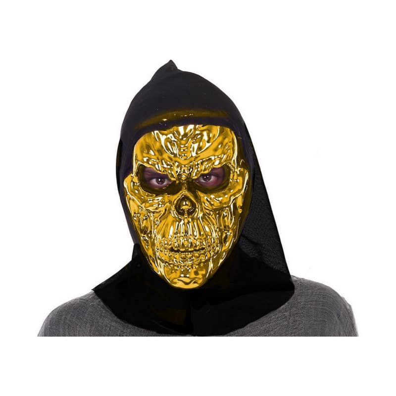 Masque Golden Skull Halloween - Image 1