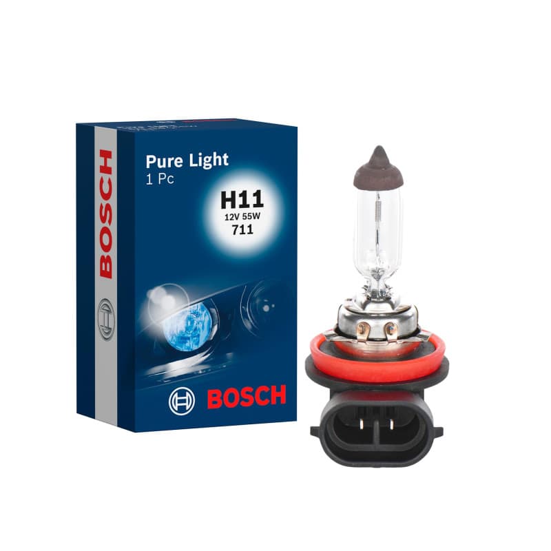 Bosch Lampe de phare Pure Light H11 12V 55W - Image 1