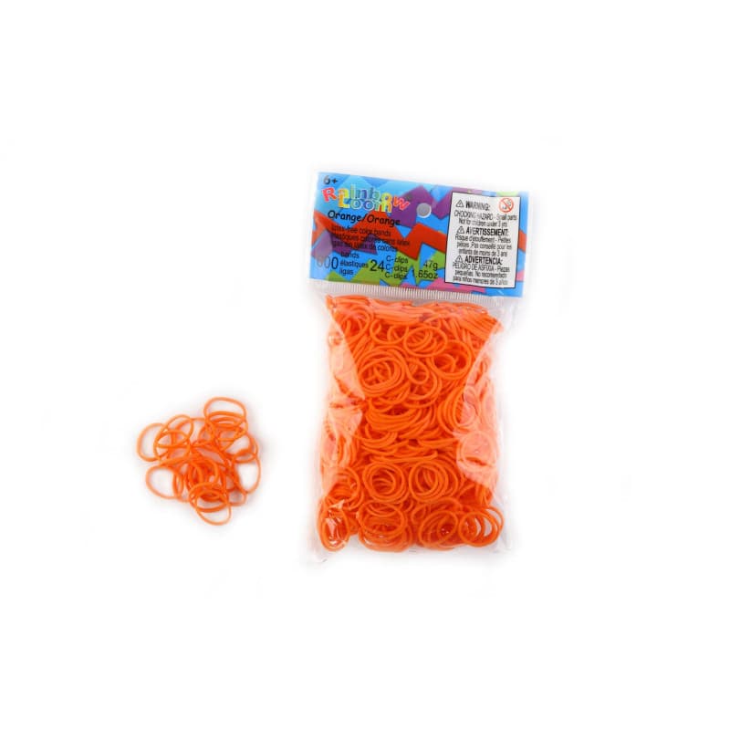 Elastiques Rainbow Loom Orange - Image 1