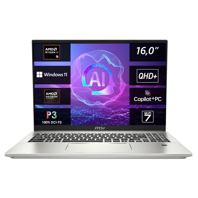 MSI Prestige A16 AI A3HMG-036 R9 32 W11H - Image 1