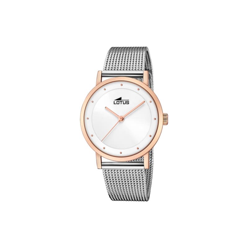 Montre Analogique Imperméable LOTUS en Argent - Image 1