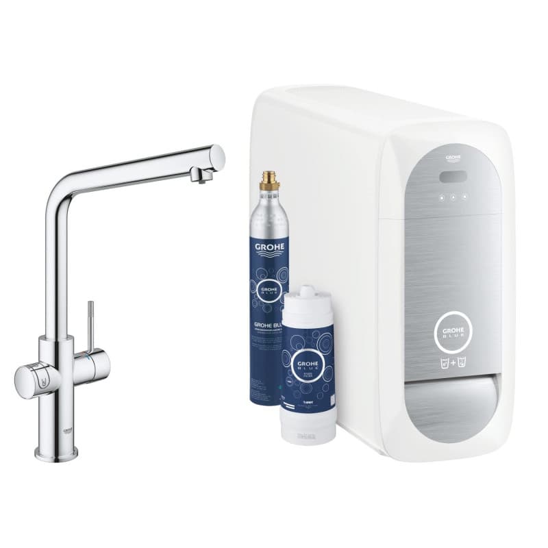 Robinet de Cuisine Chromé GROHE 31454001 - Image 1