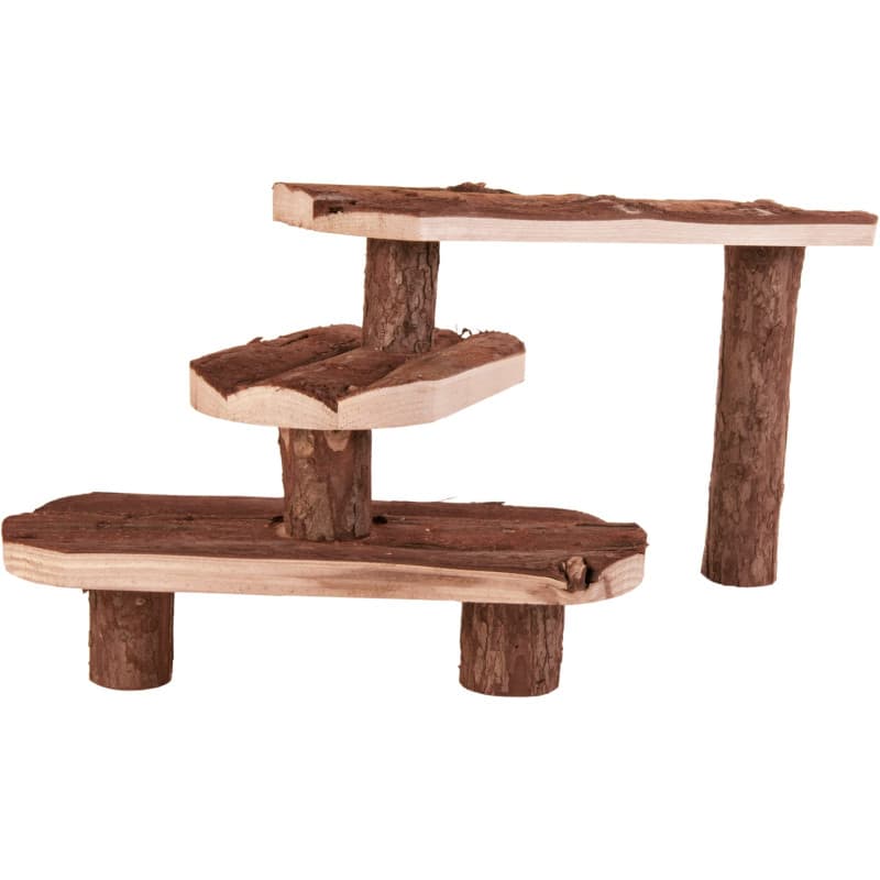Escalier Naturel TRIXIE pour Petits Animaux - 38 x 24 cm - Image 1