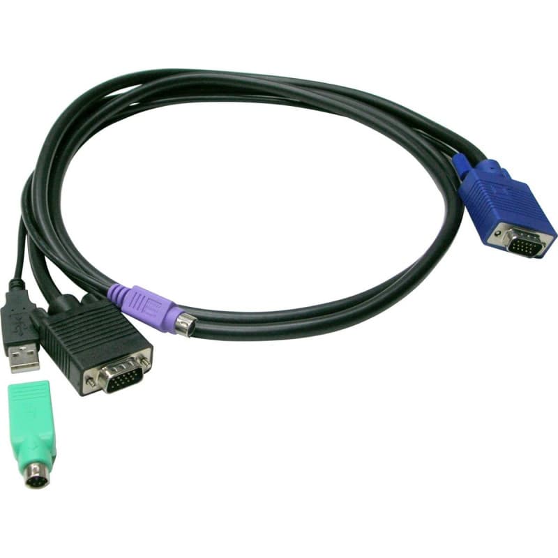 Câble KVM LevelOne 3,0 m pour KVM-3208/KVM-3216 - Image 1