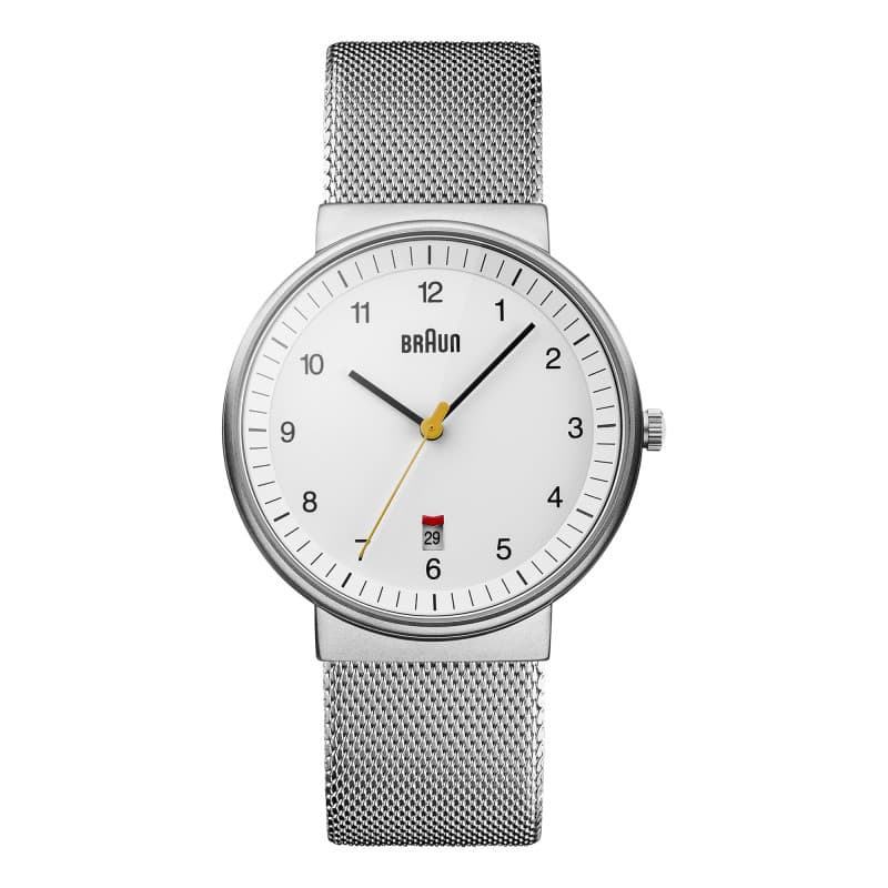 Montre Homme Braun Quartz Analogique Cuir Argent - Image 1