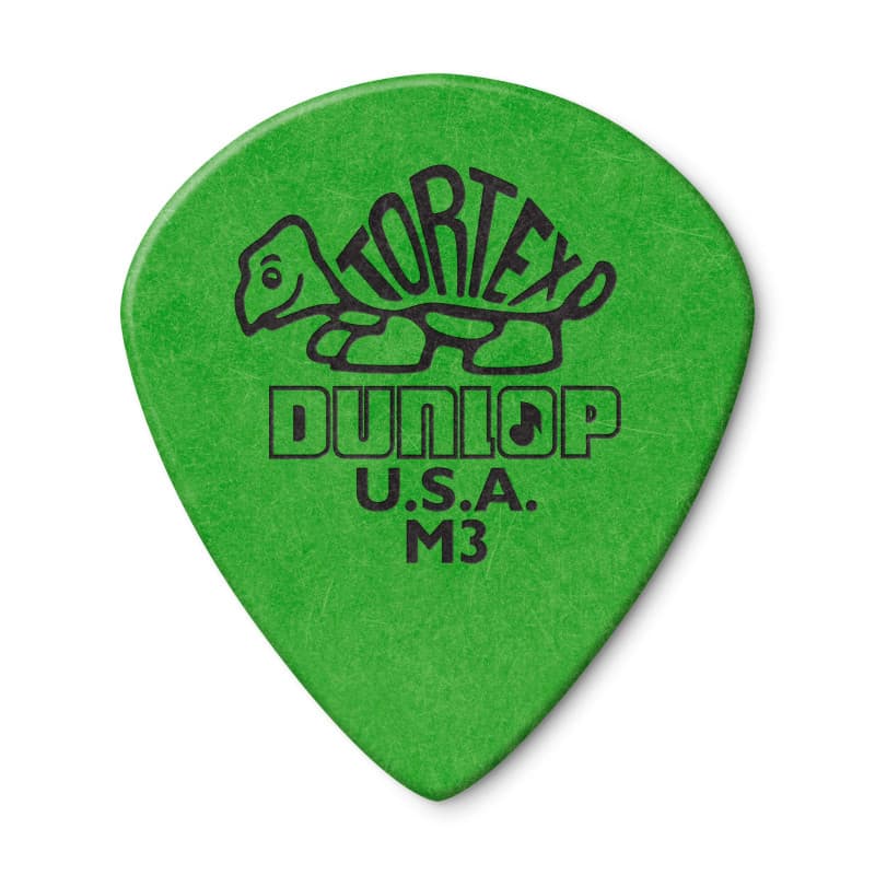 Médiator Tortex Jazz M3 pour Guitare - Vert - Image 1