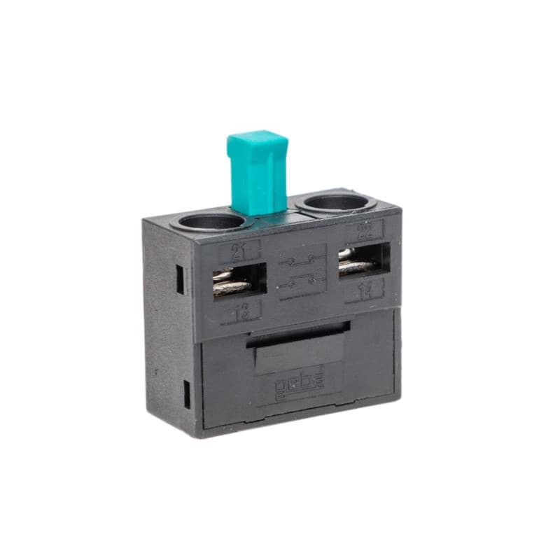 Micro Interrupteur à Clé Geba M-1T/1S Noir/Vert - Image 1