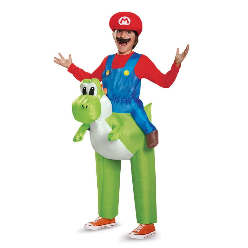 Déguisement Gonflable Yoshi pour Enfant - Mario - Image 1