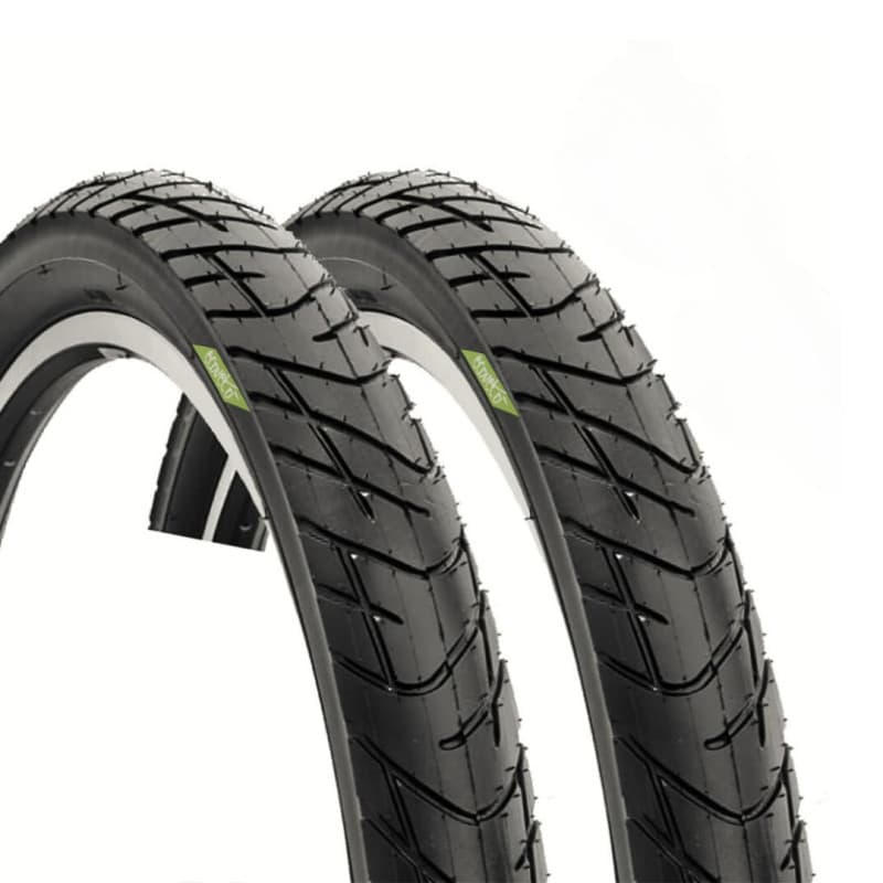 Pneus ECOVELO 26 x 2,125 pour Vélo Adulte - Noir - Image 1