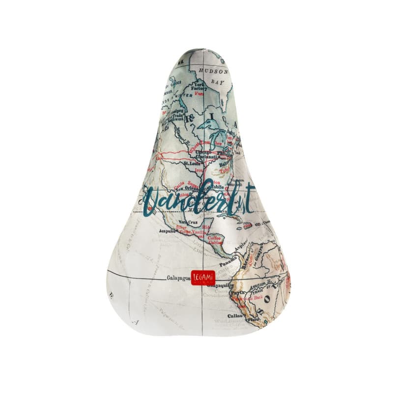 Housse de Selle Imperméable pour Vélo - Thème Voyage - Image 1