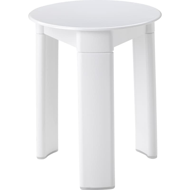 Tabouret Trio Blanc Gedy - Design Pratique et Élégant - Image 1