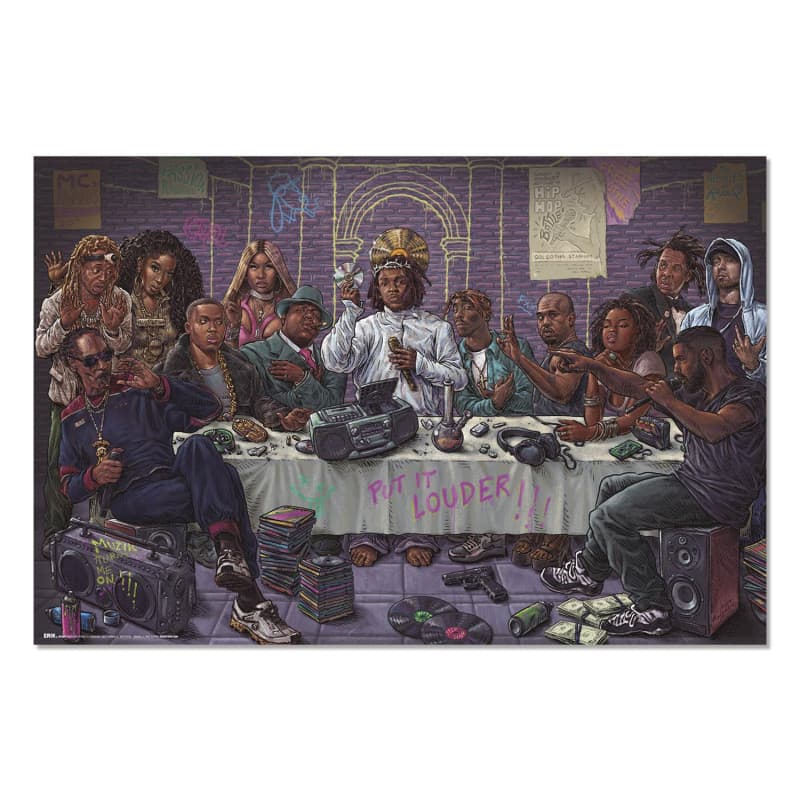 Affiche Hip-Hop La Cène par Grupo Erik - 91,5 x 61 cm - Image 1