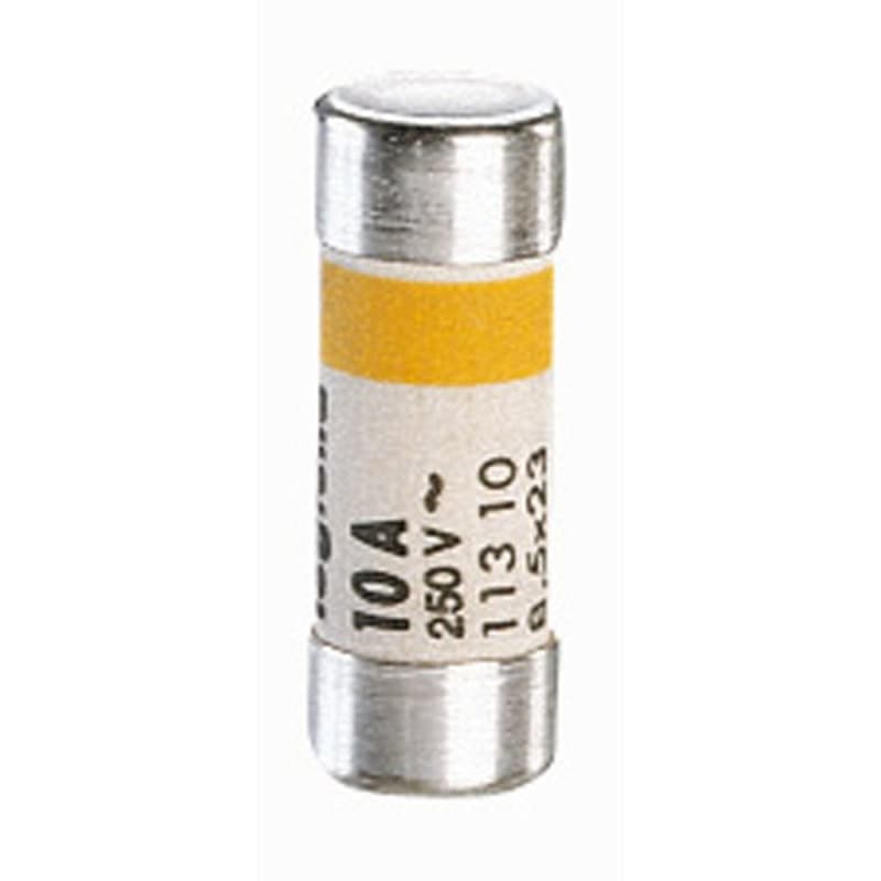 Fusible cartouche cylindrique 10A 8,5x23mm - Legrand - Image 1
