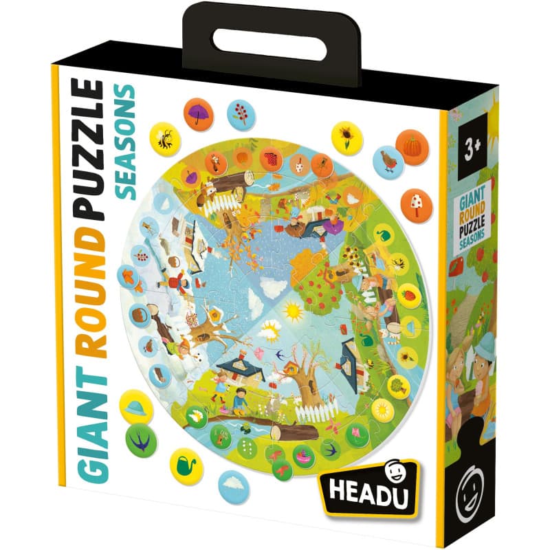 Puzzle Géant Circulaire des Saisons - Headu - Image 1