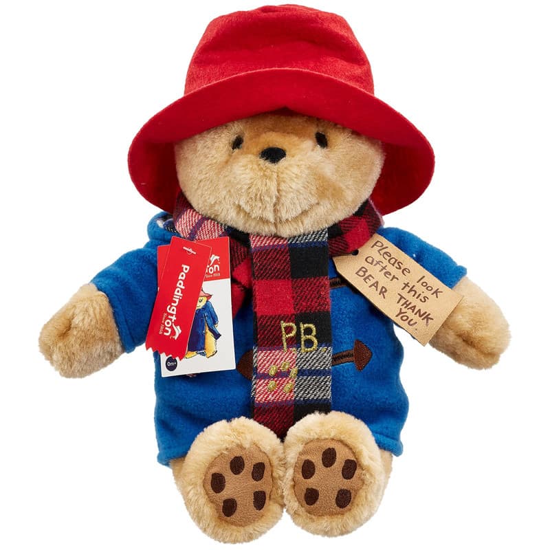 Peluche Paddington Bear avec Écharpe - 25 cm Multicolore - Image 1