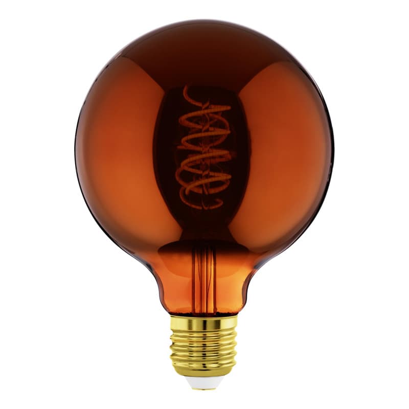 Ampoule LED Vintage Dimmable Eglo G125 Cuivré 4W - Image 1