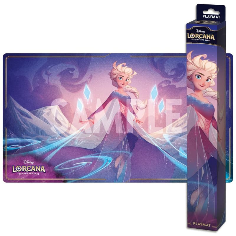 Tapis de Jeu Disney Lorcana - La Mer Azurite avec Elsa - Image 1