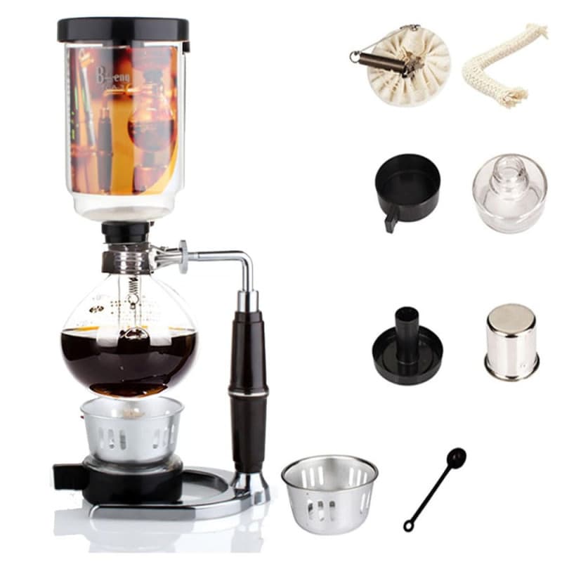 Cafetière à Siphon en Verre Japonais - 1 à 3 Tasses - Image 1