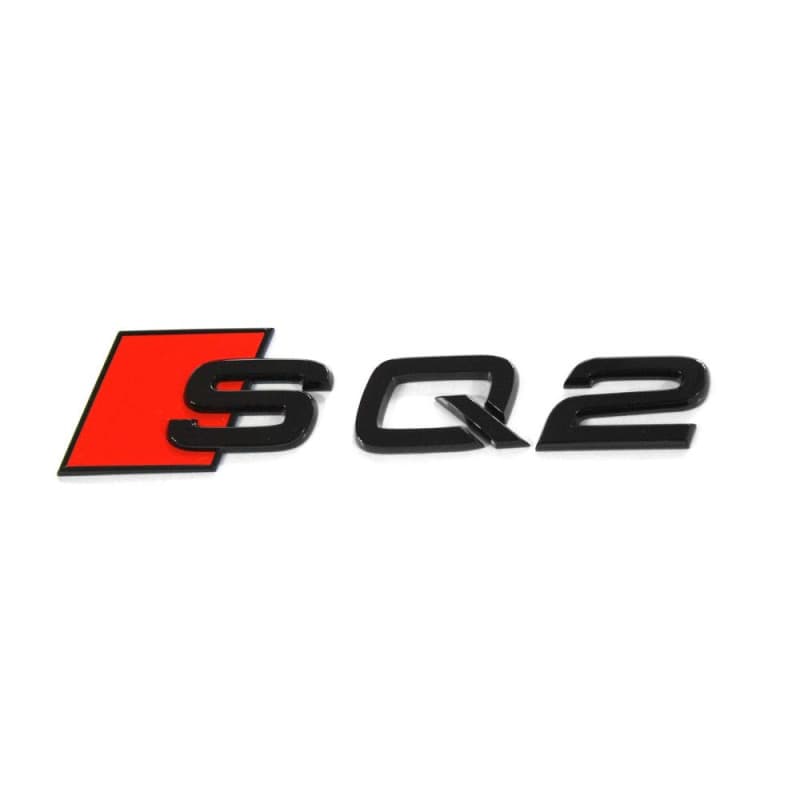 Autocollant Audi SQ2 Black Edition - Émblem Noir/Rouge - Image 1
